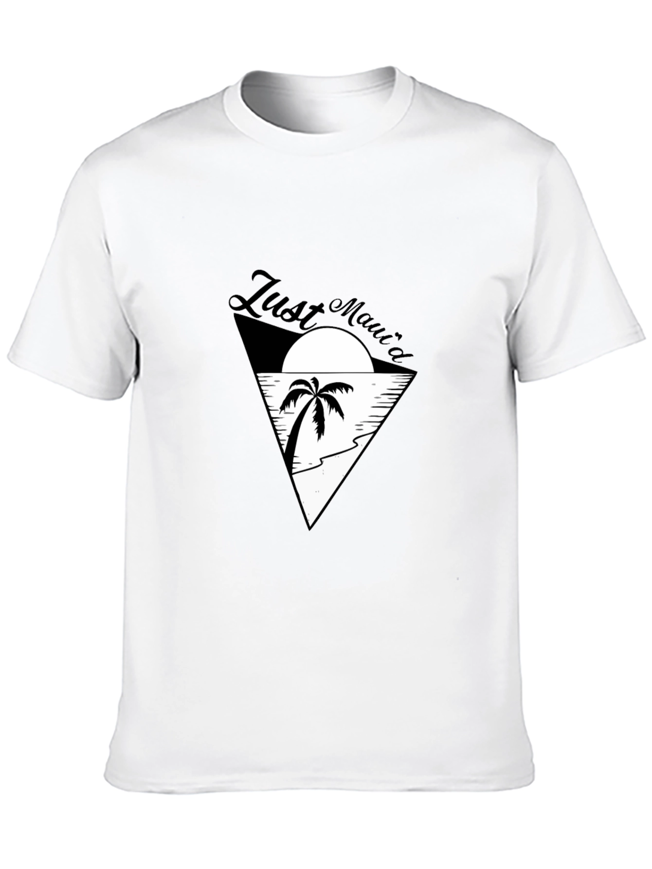 Just Mauid T-Shirt - Island Vibes Black Tee