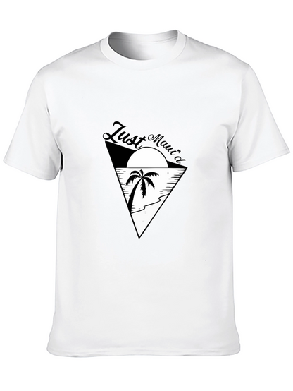 Just Mauid T-Shirt - Island Vibes Black Tee