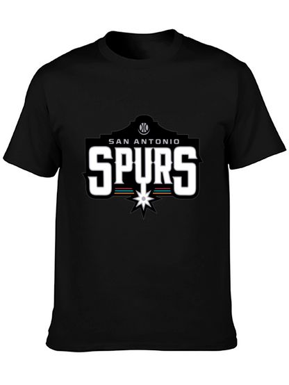 San Antonio Spurs Black T-Shirt - Fan Apparel