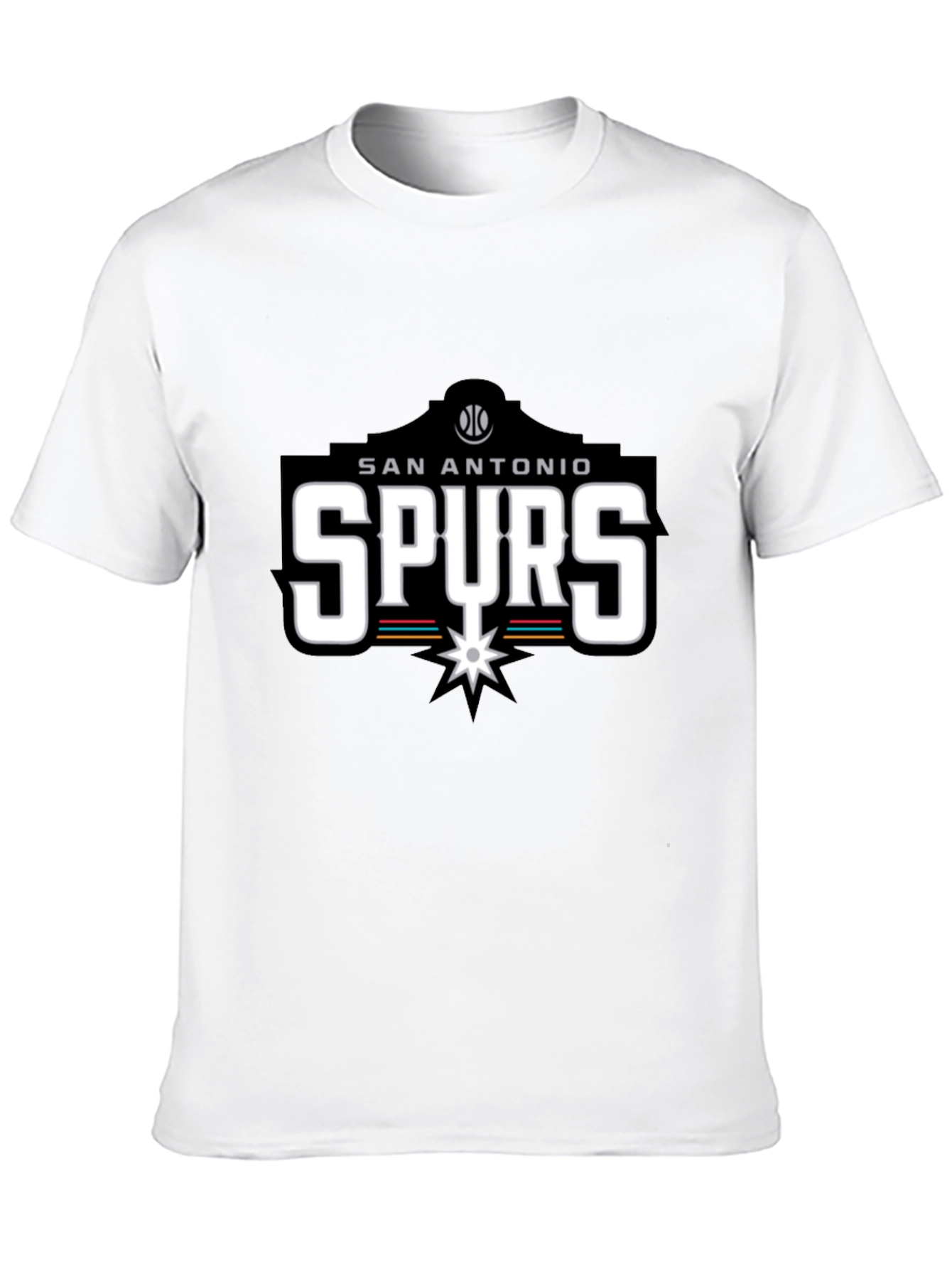 San Antonio Spurs Black T-Shirt - Fan Apparel