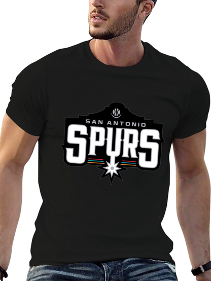 San Antonio Spurs Black T-Shirt - Fan Apparel