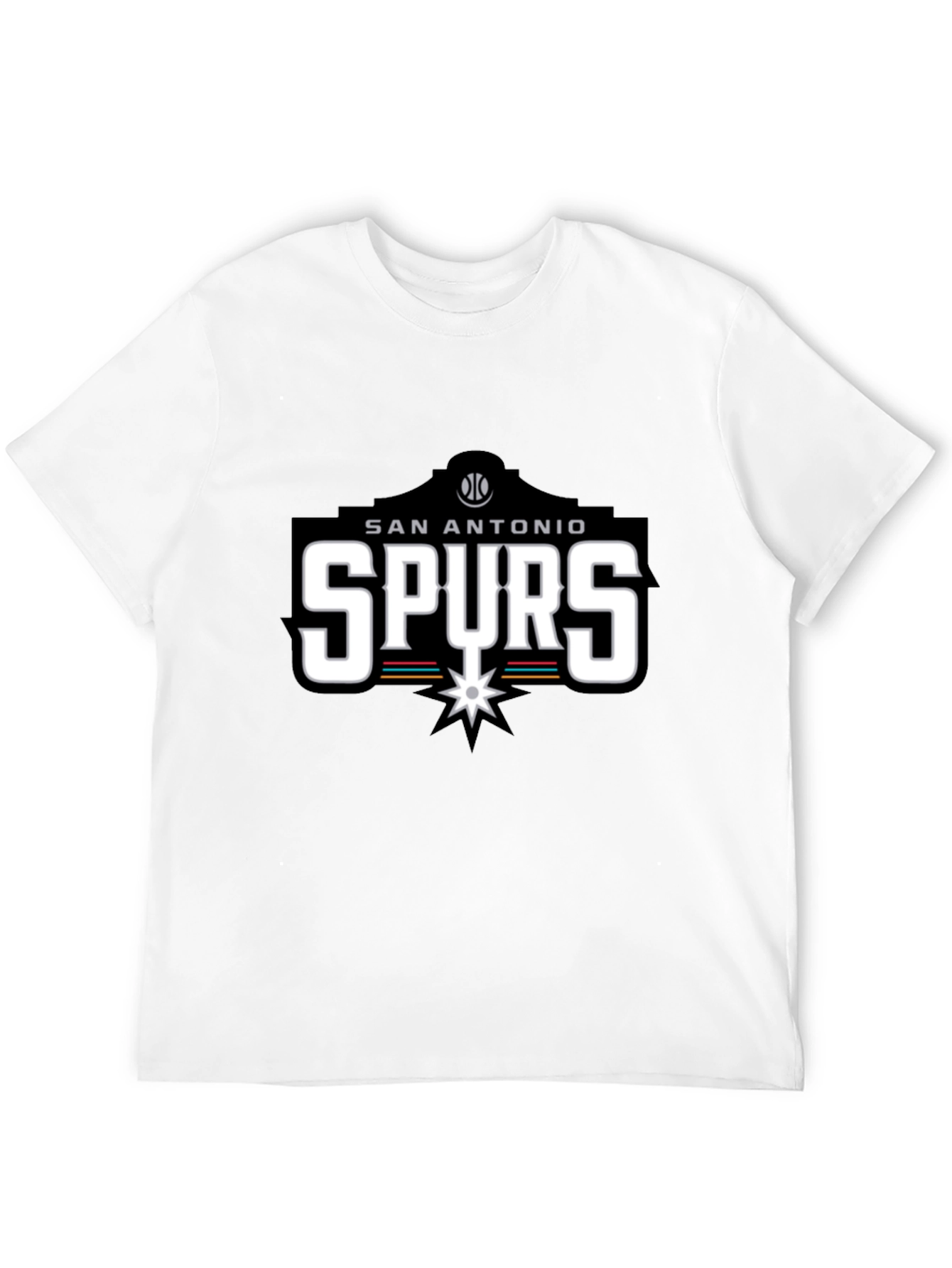 San Antonio Spurs Black T-Shirt - Fan Apparel