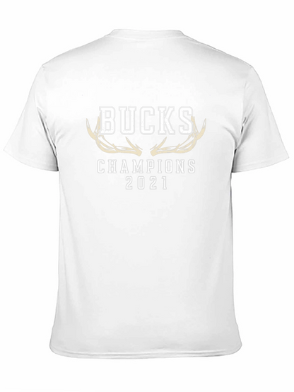 Bucks Champions 2021 Black T-Shirt