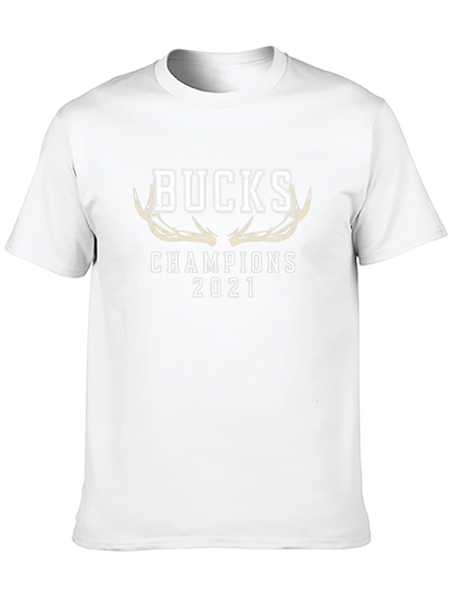 Bucks Champions 2021 Black T-Shirt