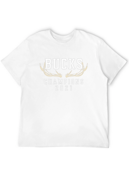 Bucks Champions 2021 Black T-Shirt