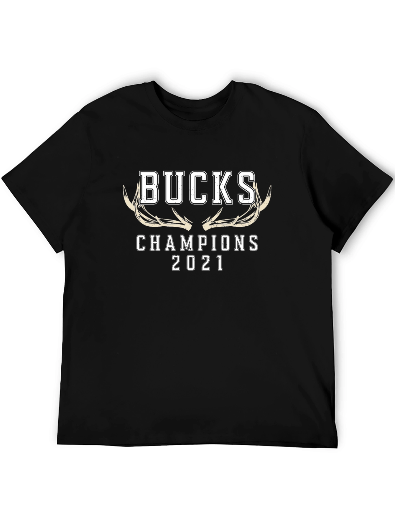 Bucks Champions 2021 Black T-Shirt