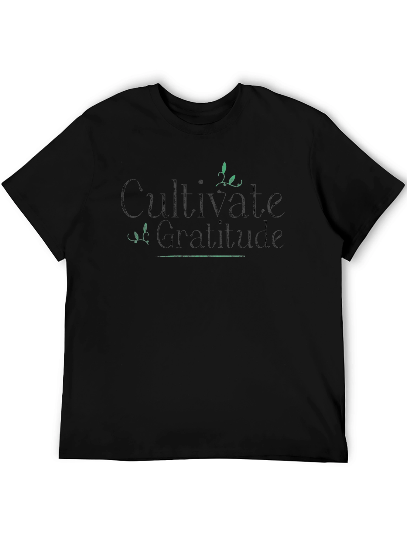 Cultivate Gratitude Black T-Shirt