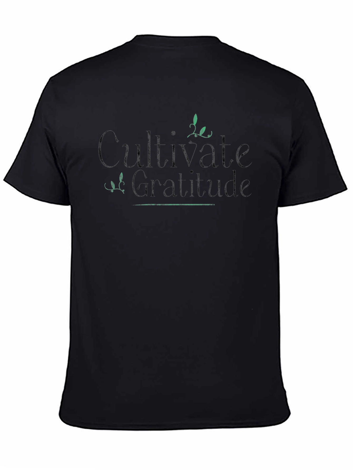 Cultivate Gratitude Black T-Shirt