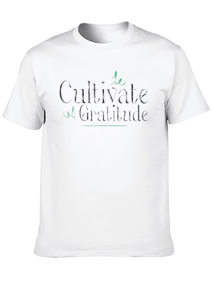 Cultivate Gratitude Black T-Shirt