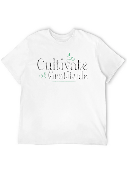 Cultivate Gratitude Black T-Shirt