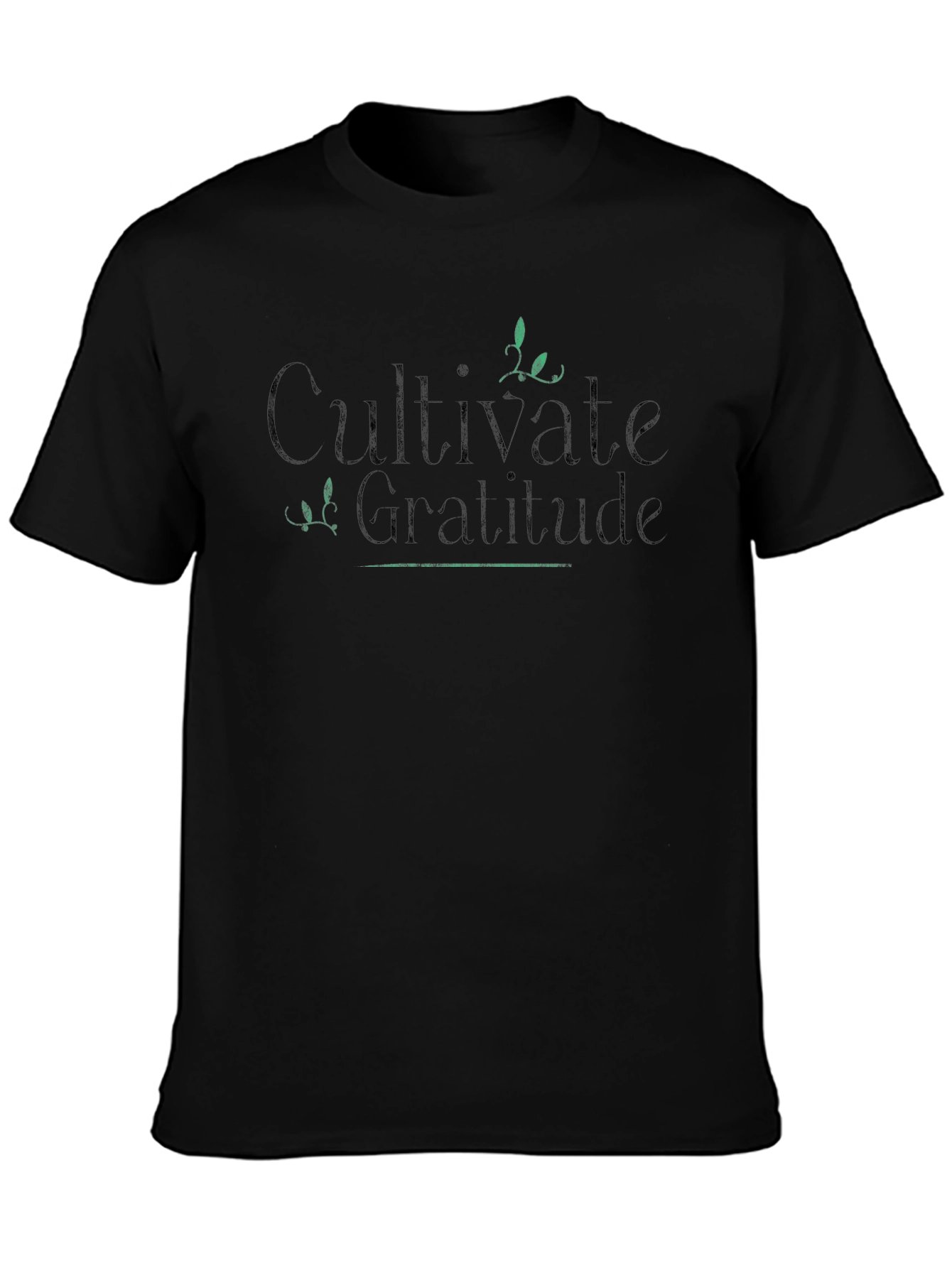 Cultivate Gratitude Black T-Shirt