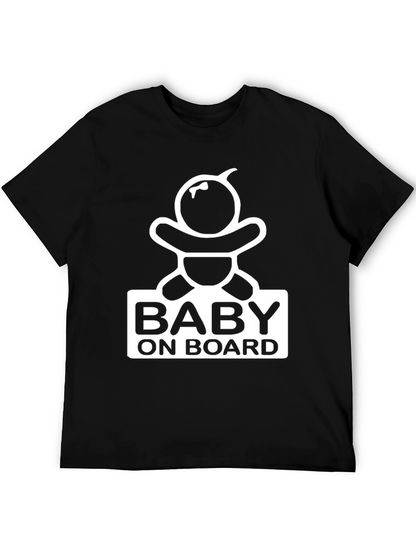 Baby On Board Graphic Tee - Pregnancy Announcement Shirt