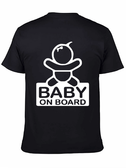 Baby On Board Graphic Tee - Pregnancy Announcement Shirt