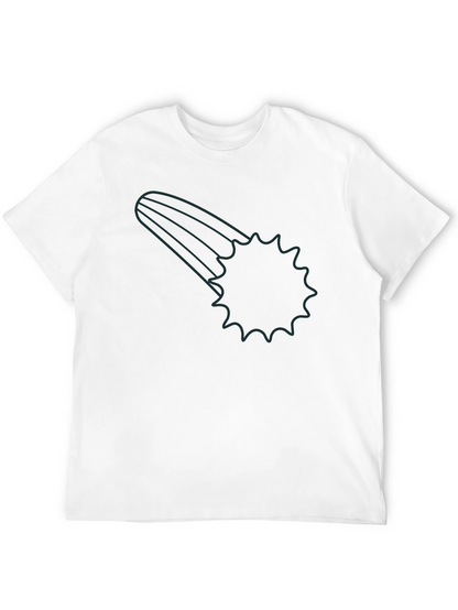 Meteor Shower Graphic Black T-Shirt