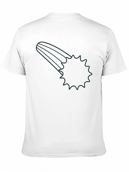 Meteor Shower Graphic Black T-Shirt