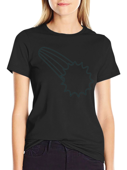 Meteor Shower Graphic Black T-Shirt
