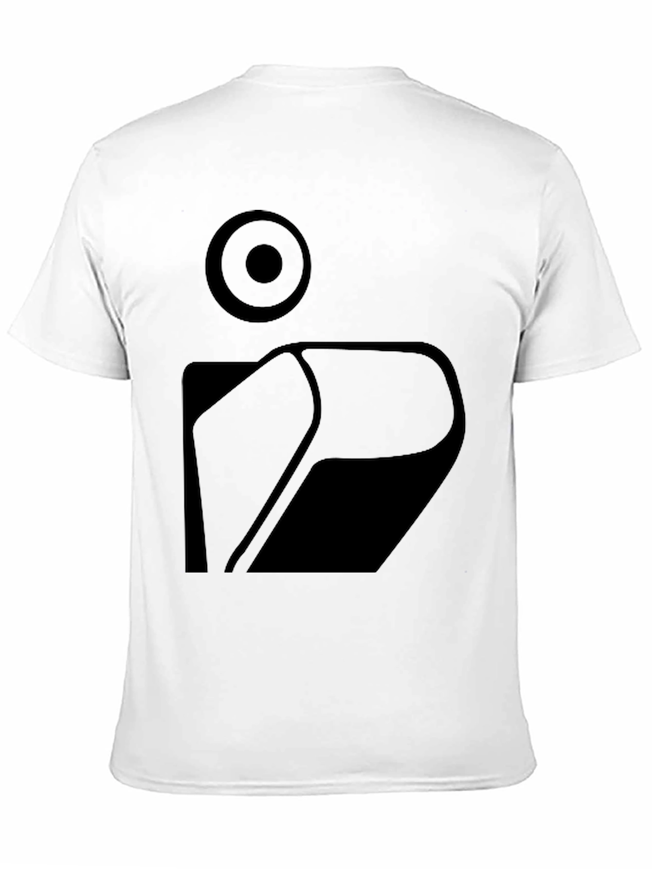 Abstract Graphic Print Mens Black T-Shirt