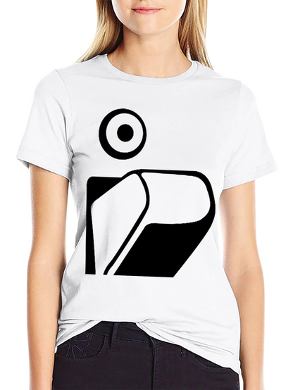 Abstract Graphic Print Mens Black T-Shirt