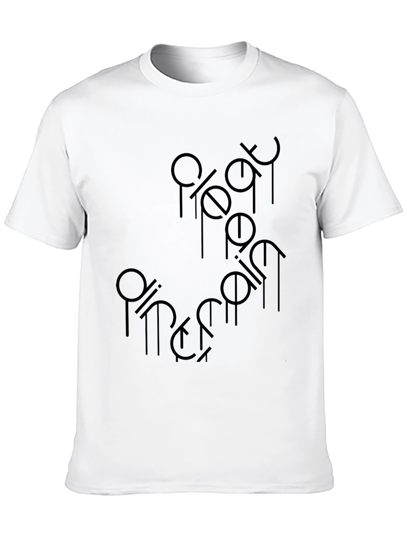 Mens Black Graphic T-Shirt