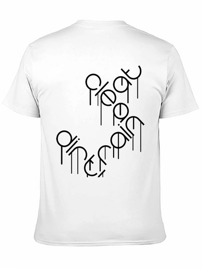 Mens Black Graphic T-Shirt