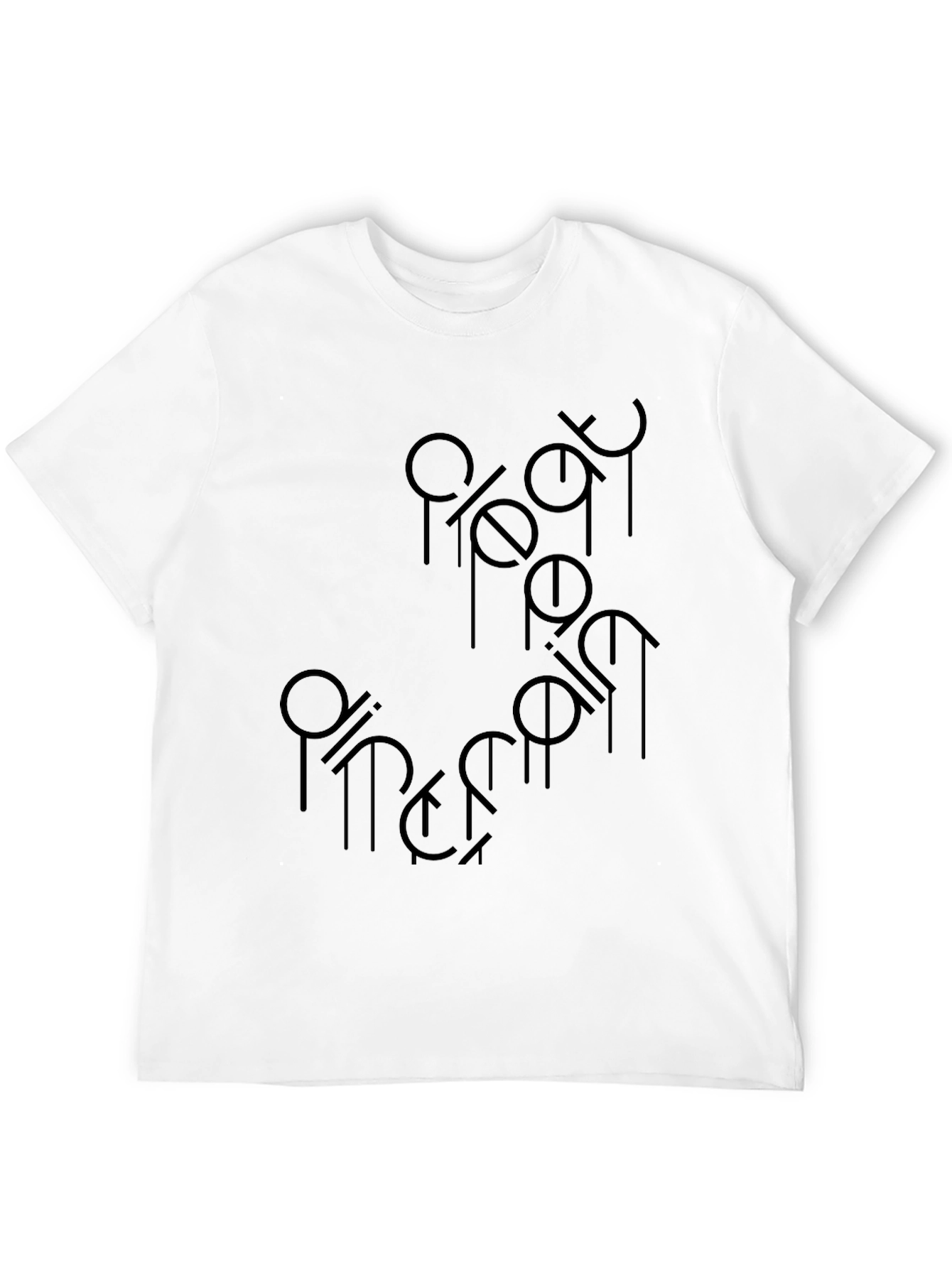 Mens Black Graphic T-Shirt