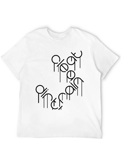 Mens Black Graphic T-Shirt