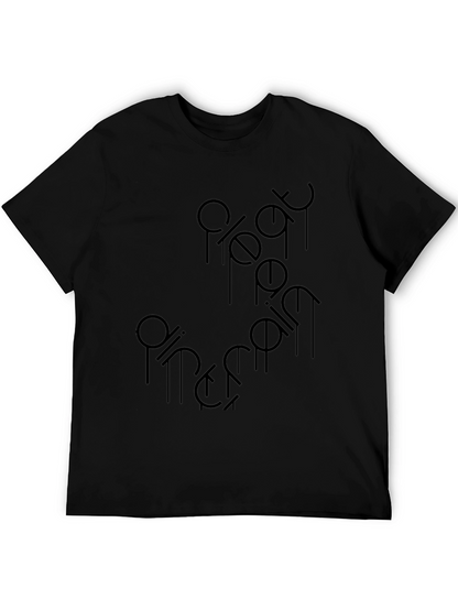 Mens Black Graphic T-Shirt