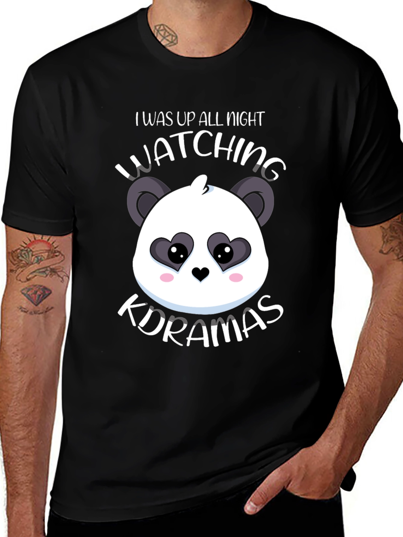 I Was Up All Night Watching K-Dramas T-Shirt