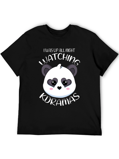 I Was Up All Night Watching K-Dramas T-Shirt