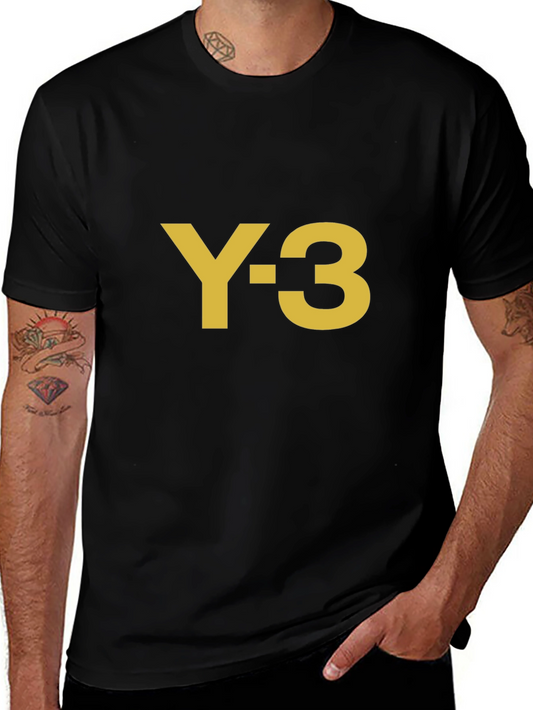 Y-3 Logo Black T-Shirt