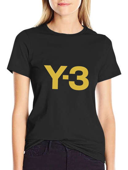 Y-3 Logo Black T-Shirt