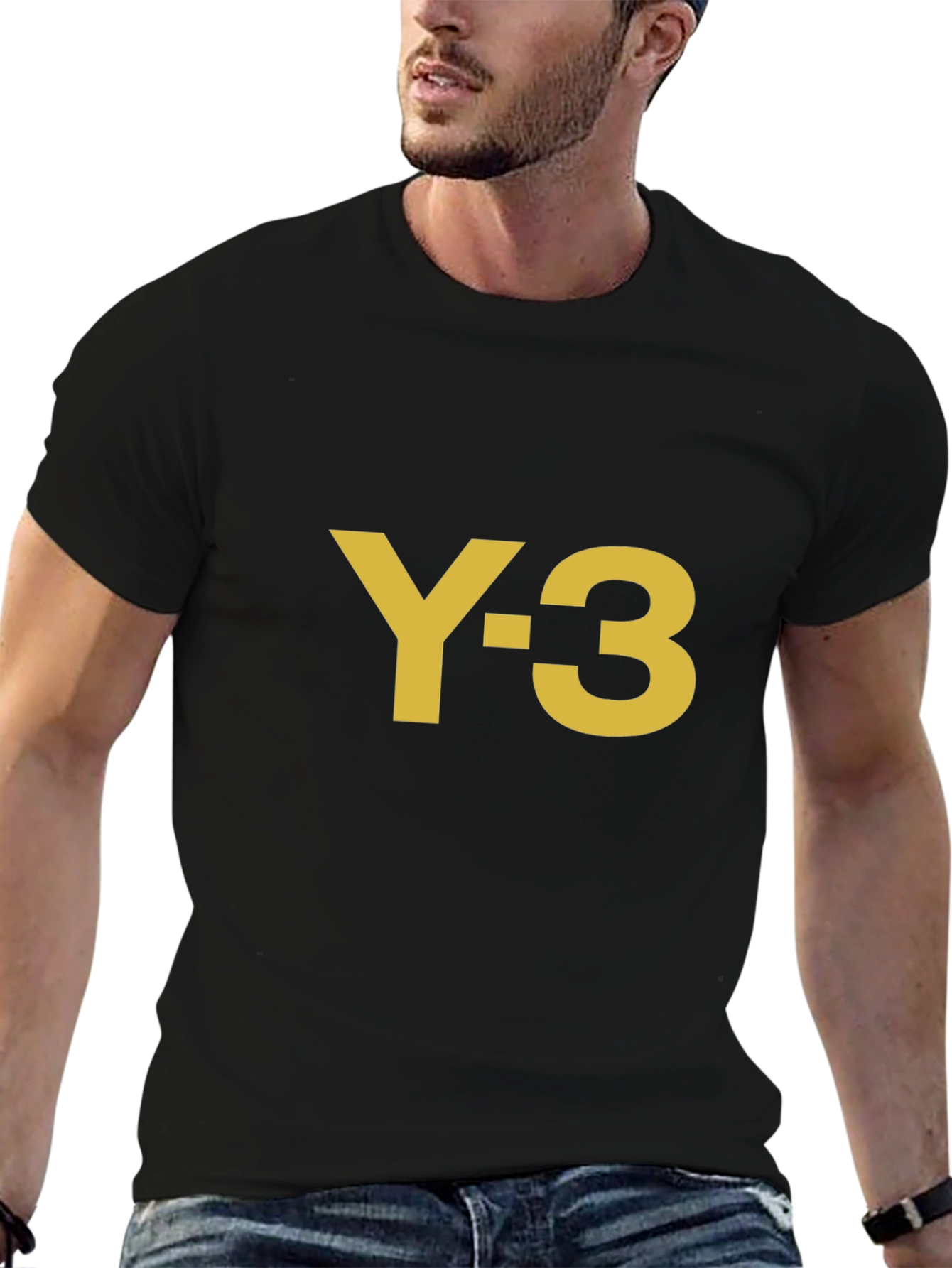 Y-3 Logo Black T-Shirt
