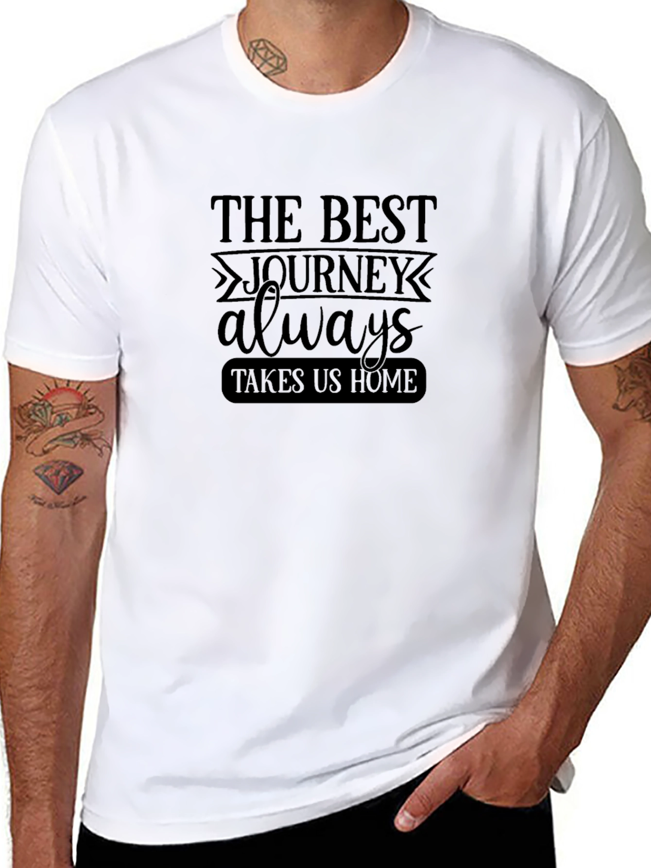The Best Journey T-Shirt - Unisex Black Tee