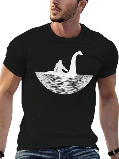 Loch Ness Monster T-Shirt - Black Nessie Tee