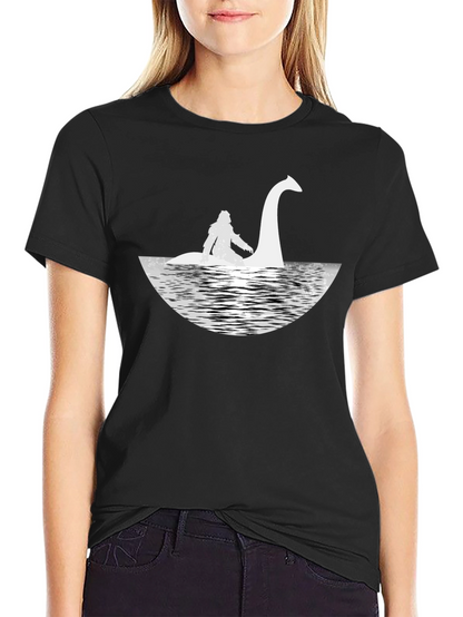 Loch Ness Monster T-Shirt - Black Nessie Tee