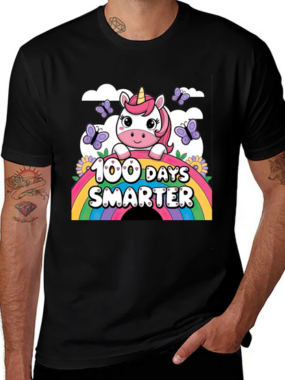100 Days Smarter Unicorn T-Shirt