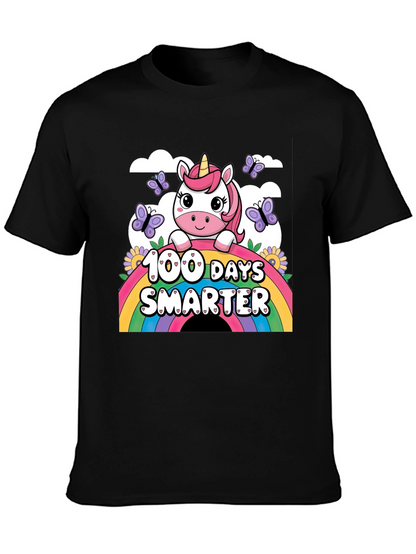 100 Days Smarter Unicorn T-Shirt