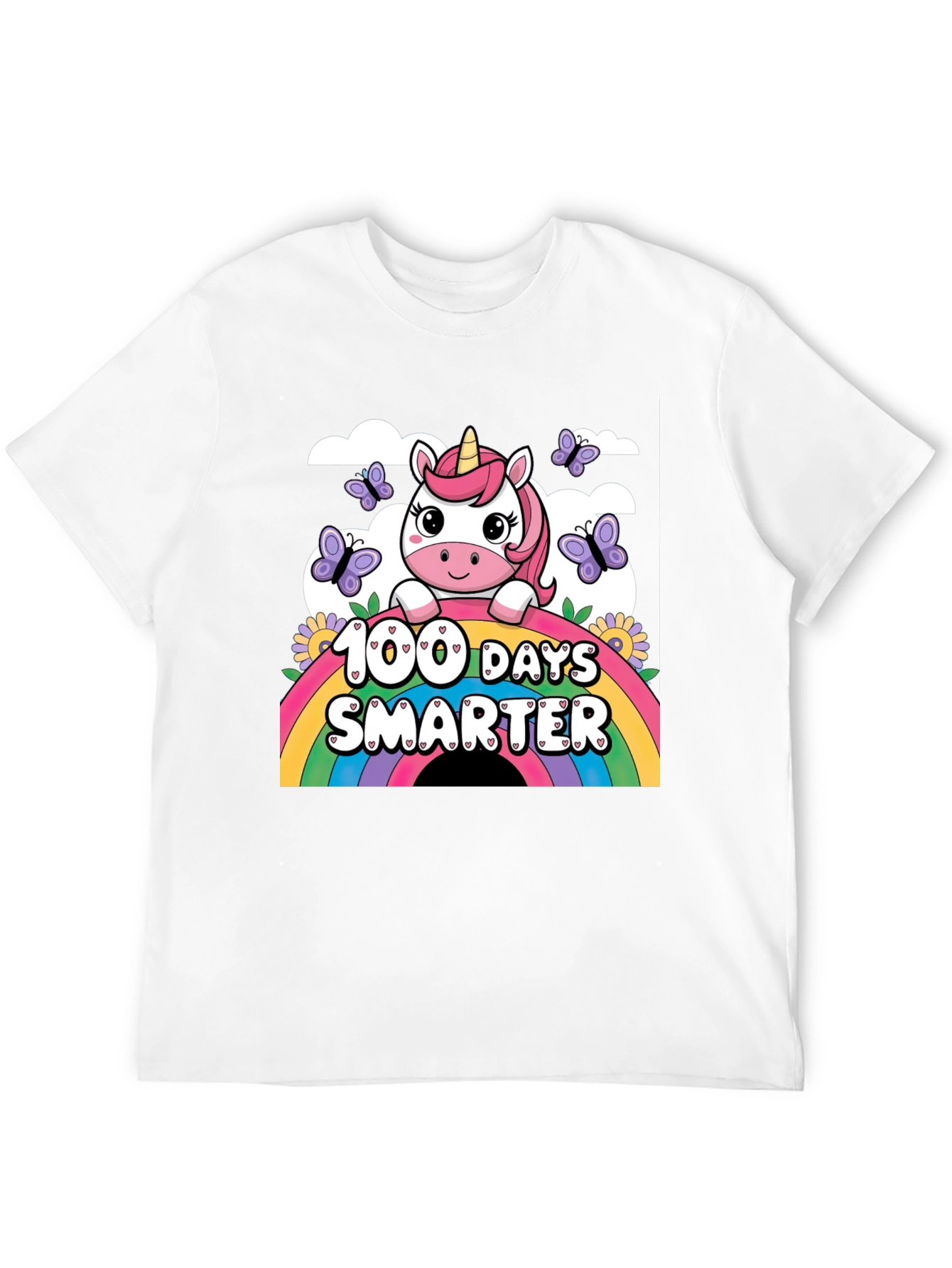 100 Days Smarter Unicorn T-Shirt