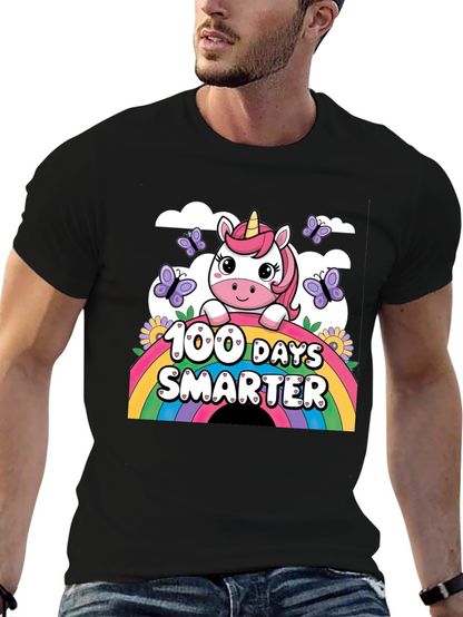 100 Days Smarter Unicorn T-Shirt