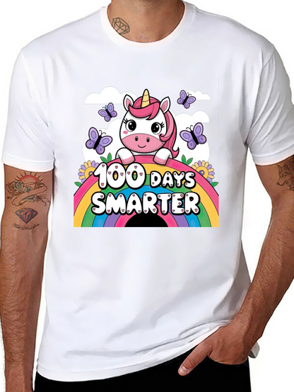 100 Days Smarter Unicorn T-Shirt