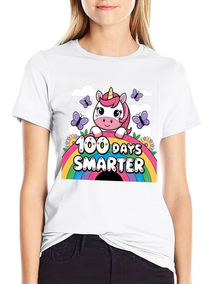 100 Days Smarter Unicorn T-Shirt