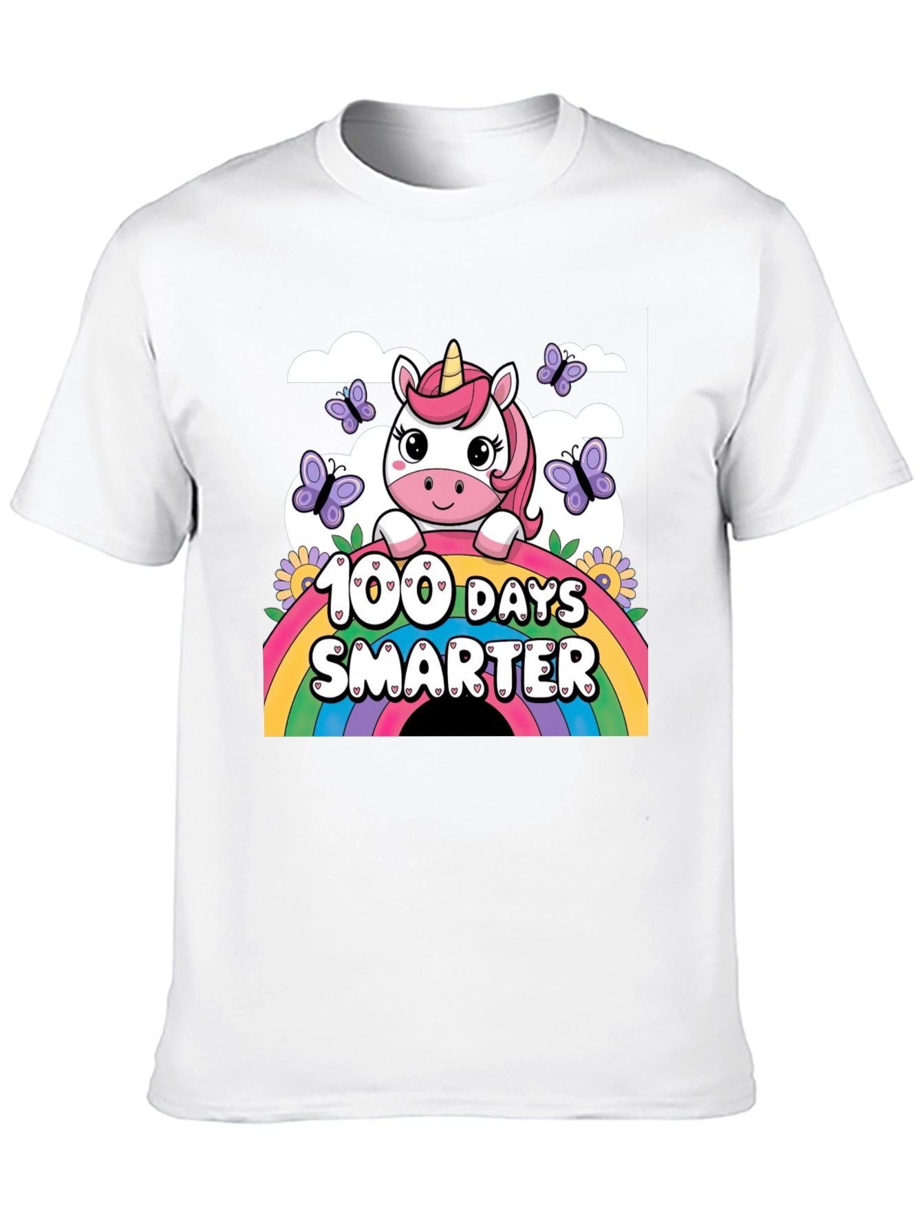 100 Days Smarter Unicorn T-Shirt