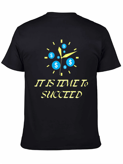Time to Succeed Black T-Shirt