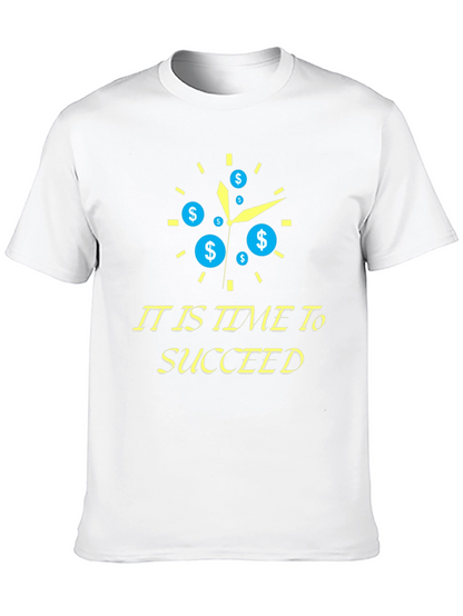 Time to Succeed Black T-Shirt