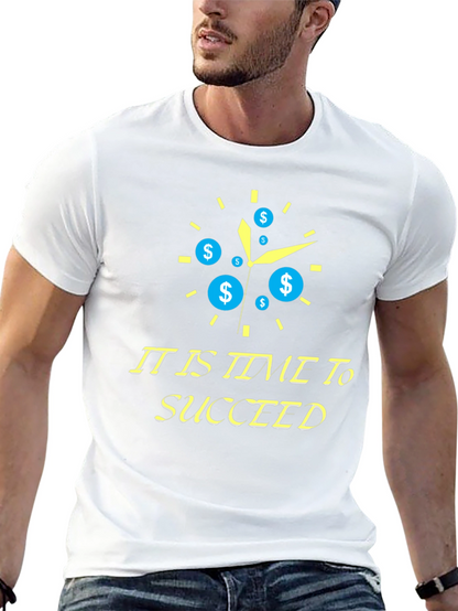 Time to Succeed Black T-Shirt