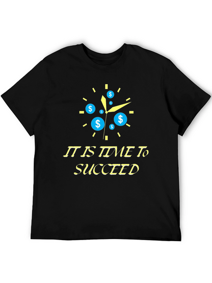 Time to Succeed Black T-Shirt