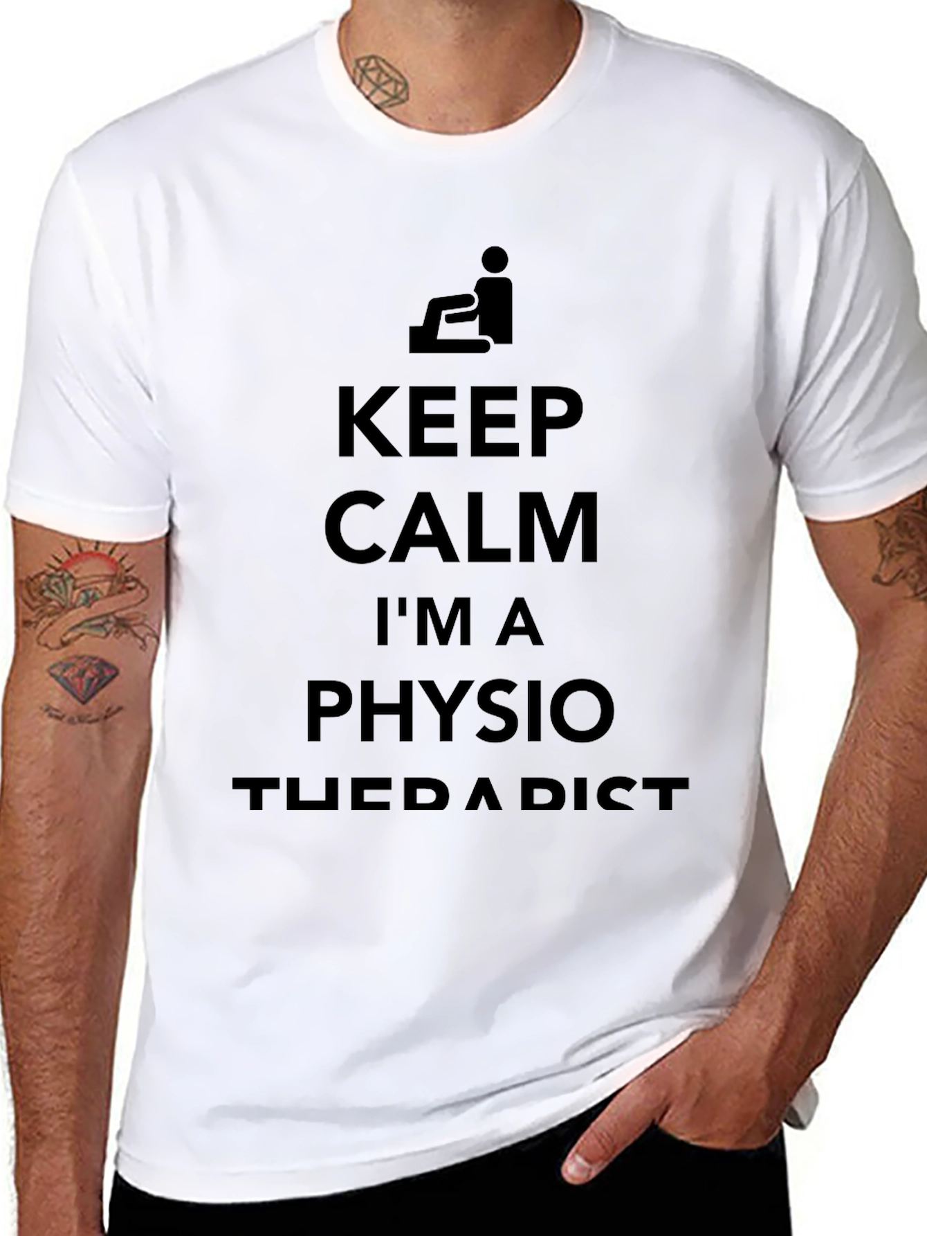 Keep Calm Im A Physio T-Shirt - Unisex