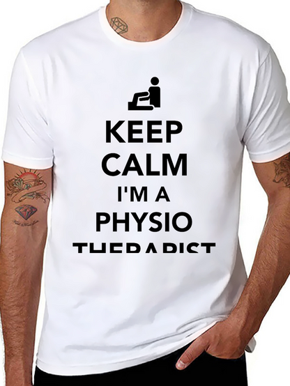 Keep Calm Im A Physio T-Shirt - Unisex