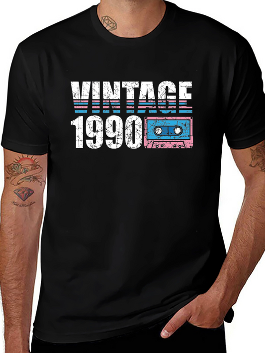 Vintage 1990 Cassette Tape Graphic Tee