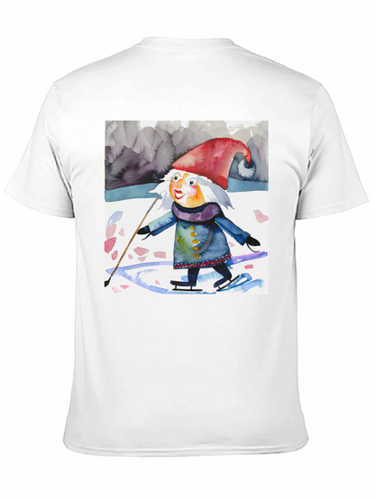 Whimsical Gnome on Ice T-Shirt